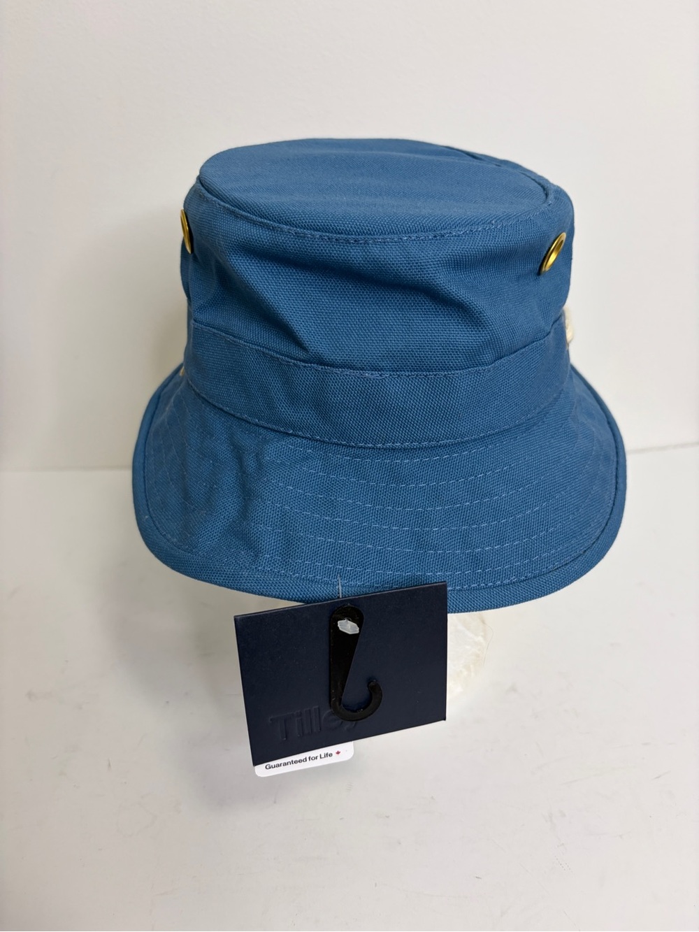 New The Tilley Hat Mens 7 Blue T1 Water Repellent Made in Canada Packable Travel - Picture 4 of 14